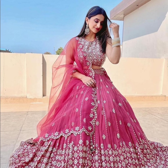Mirror work Lehenga Choli- Virsa Fashionn - Picture 2 of 4